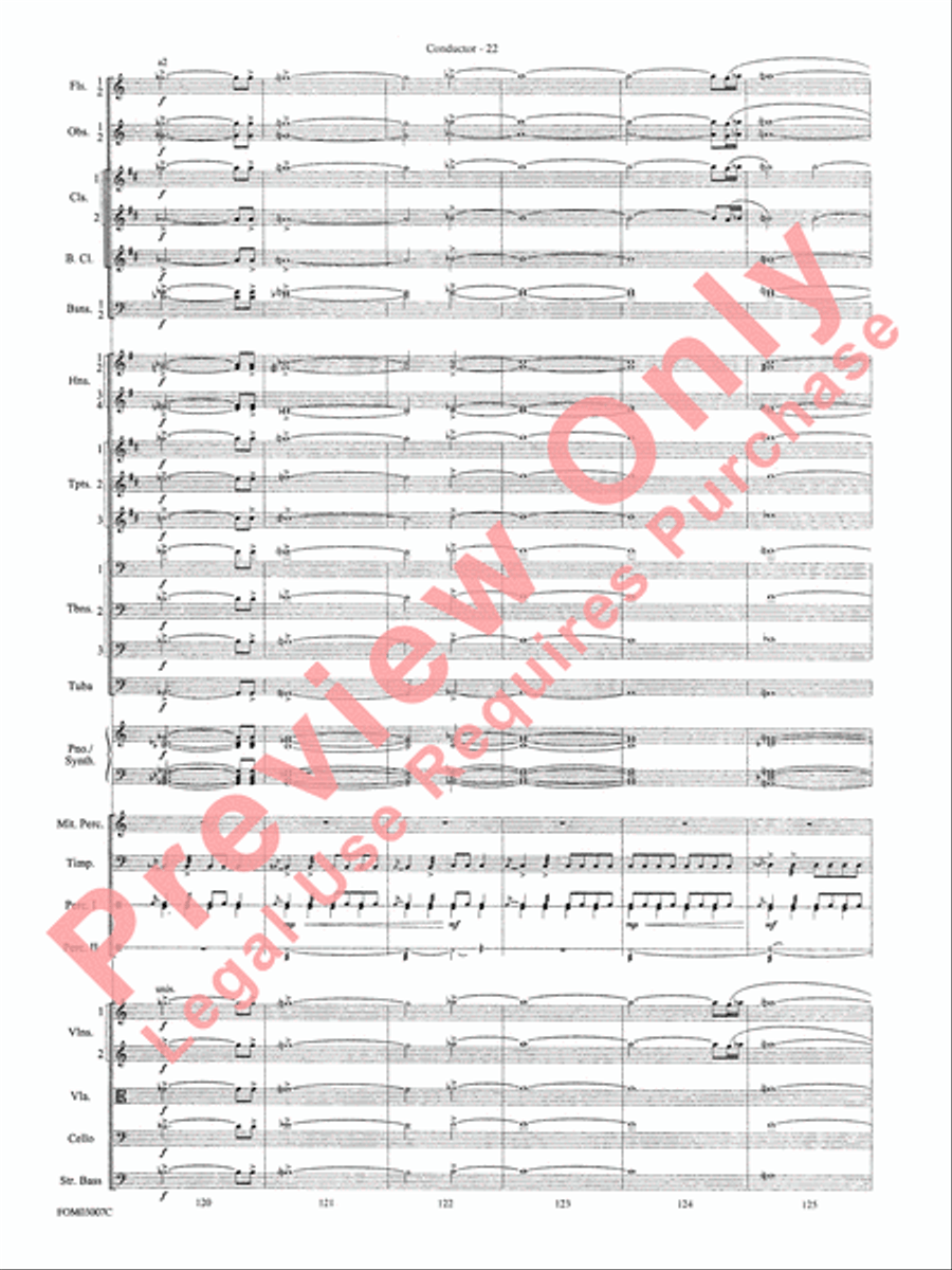 Symphonic Suite from Lord of the Rings: The Two Towers - Conductor Score Full Orchestra scores gallery preview page 24