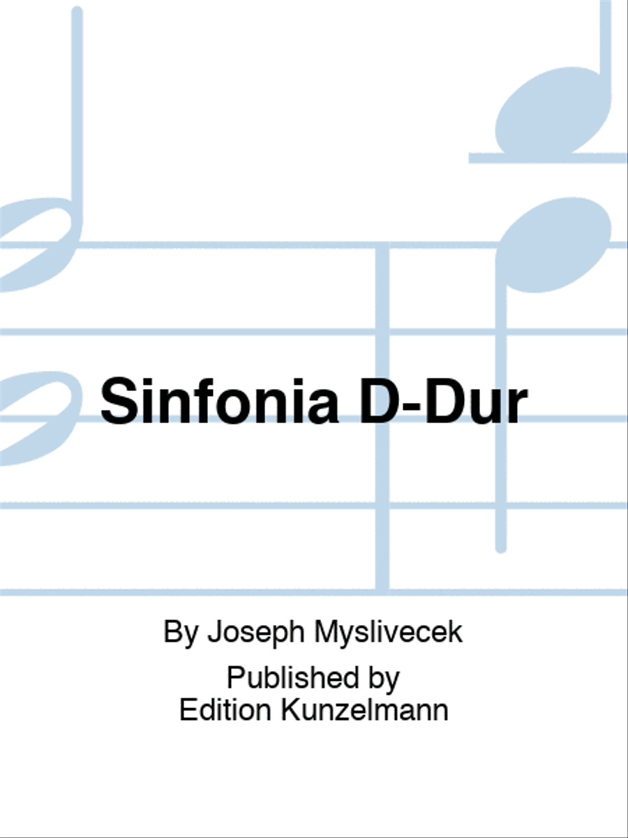 Sinfonia in D major Violin scores gallery preview page 1