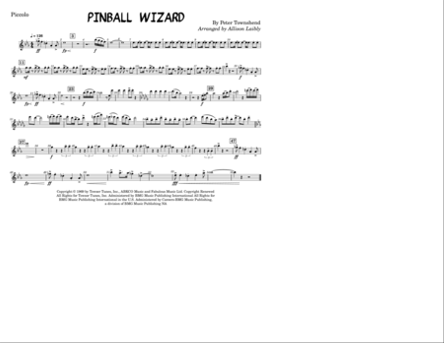 Pinball Wizard Pinball Wizard Marching Band scores gallery preview page 6