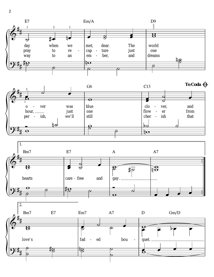 One Morning In May One Morning In May Voice scores gallery preview page 2