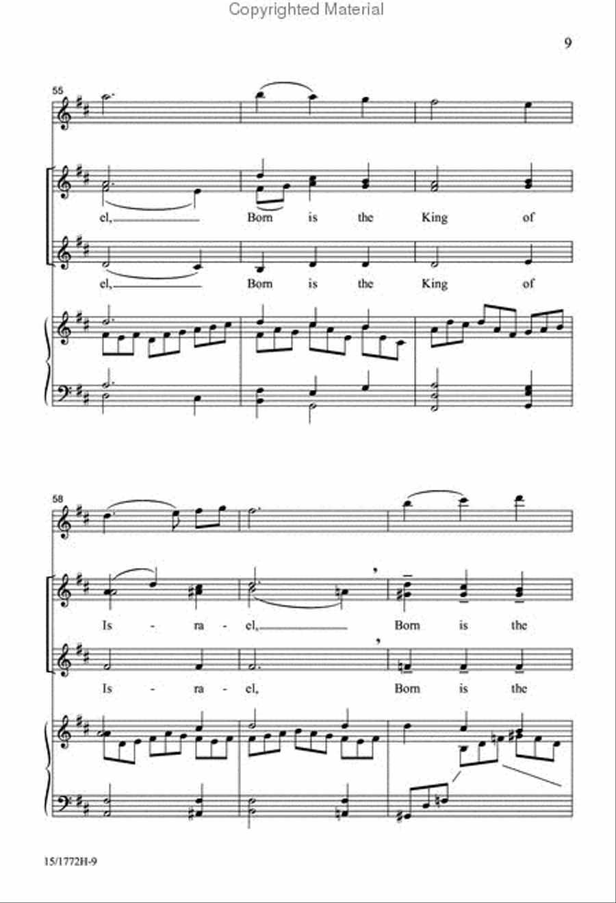 A Joyful Noel A Joyful Noel SSA scores gallery preview page 9