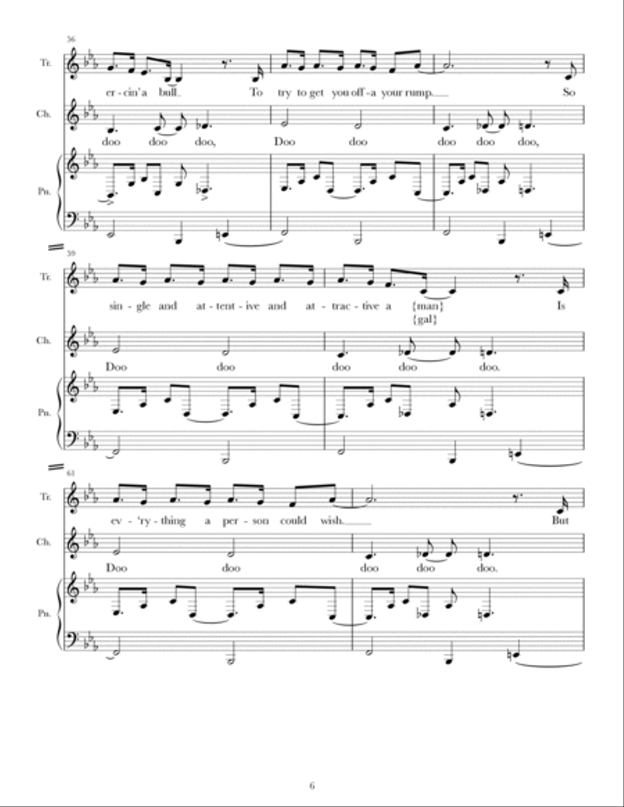 You Could Drive A Person Crazy SSA scores gallery preview page 6