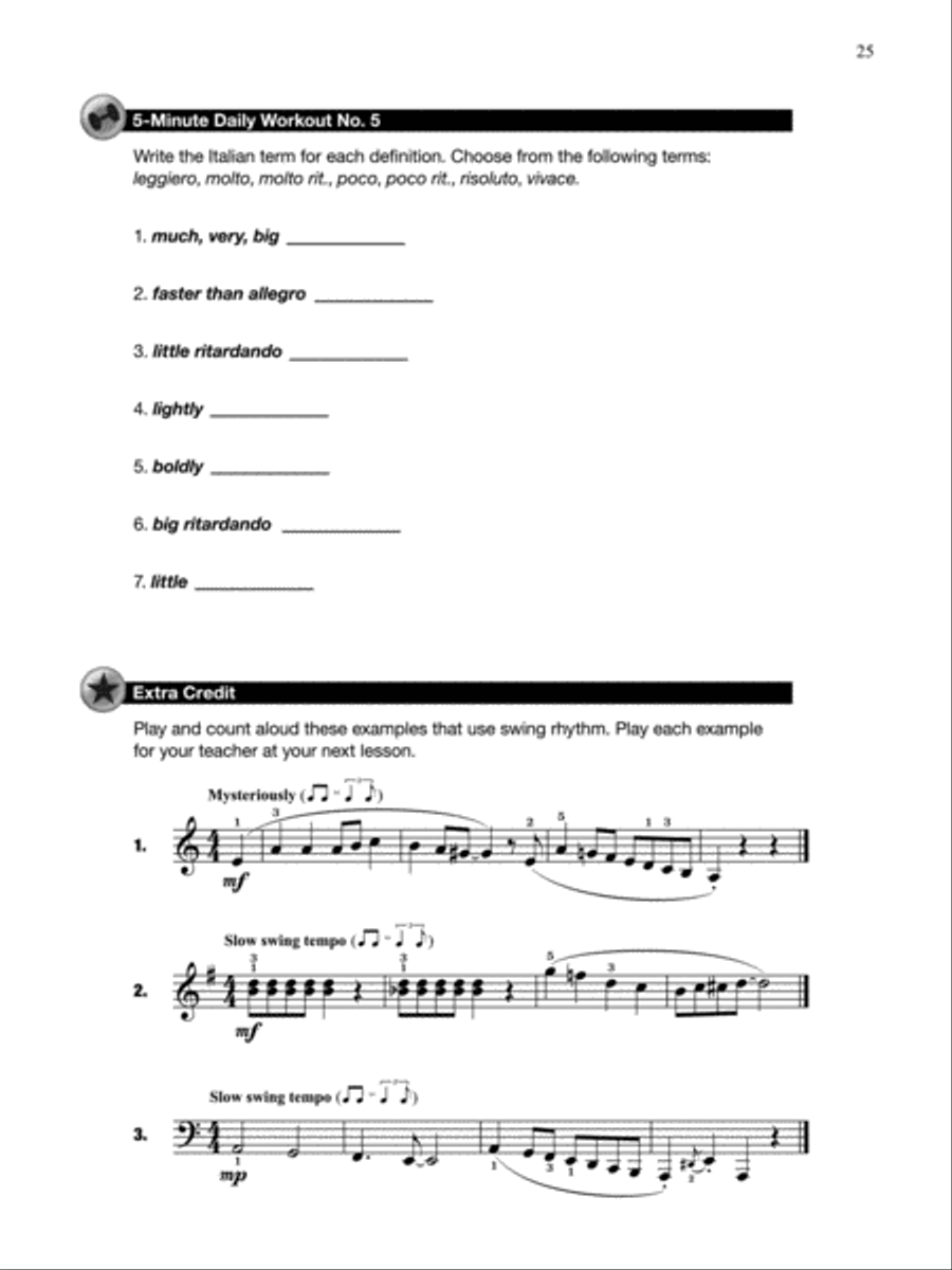 Theory for Busy Teens Theory for Busy Teens Piano Method scores gallery preview page 11