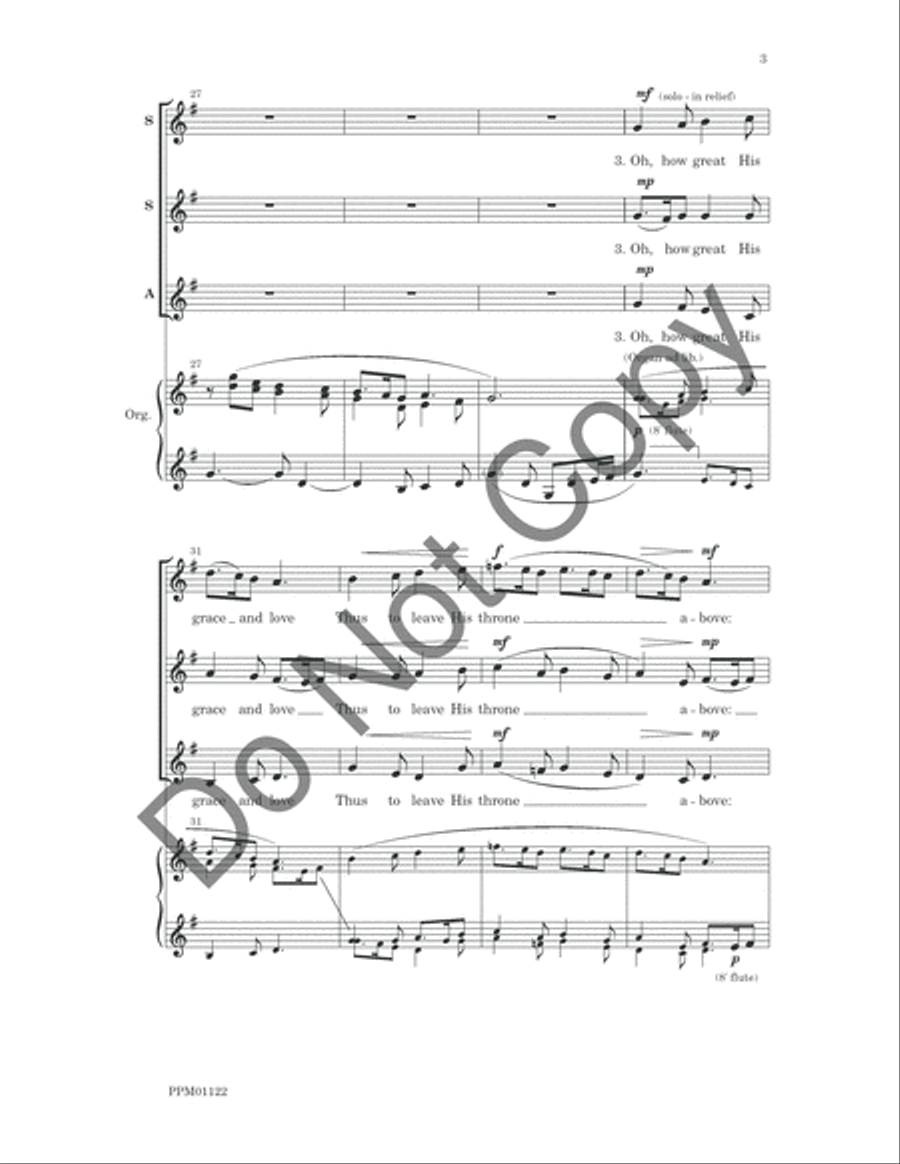 Shepherds, Keeping Watch By Night SSA scores gallery preview page 6