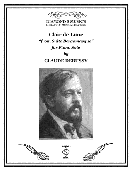 CLAIR DE LUNE from 'Suite Bergamasque' by CLAUDE DEBUSSY. PIANO SOLO image number null