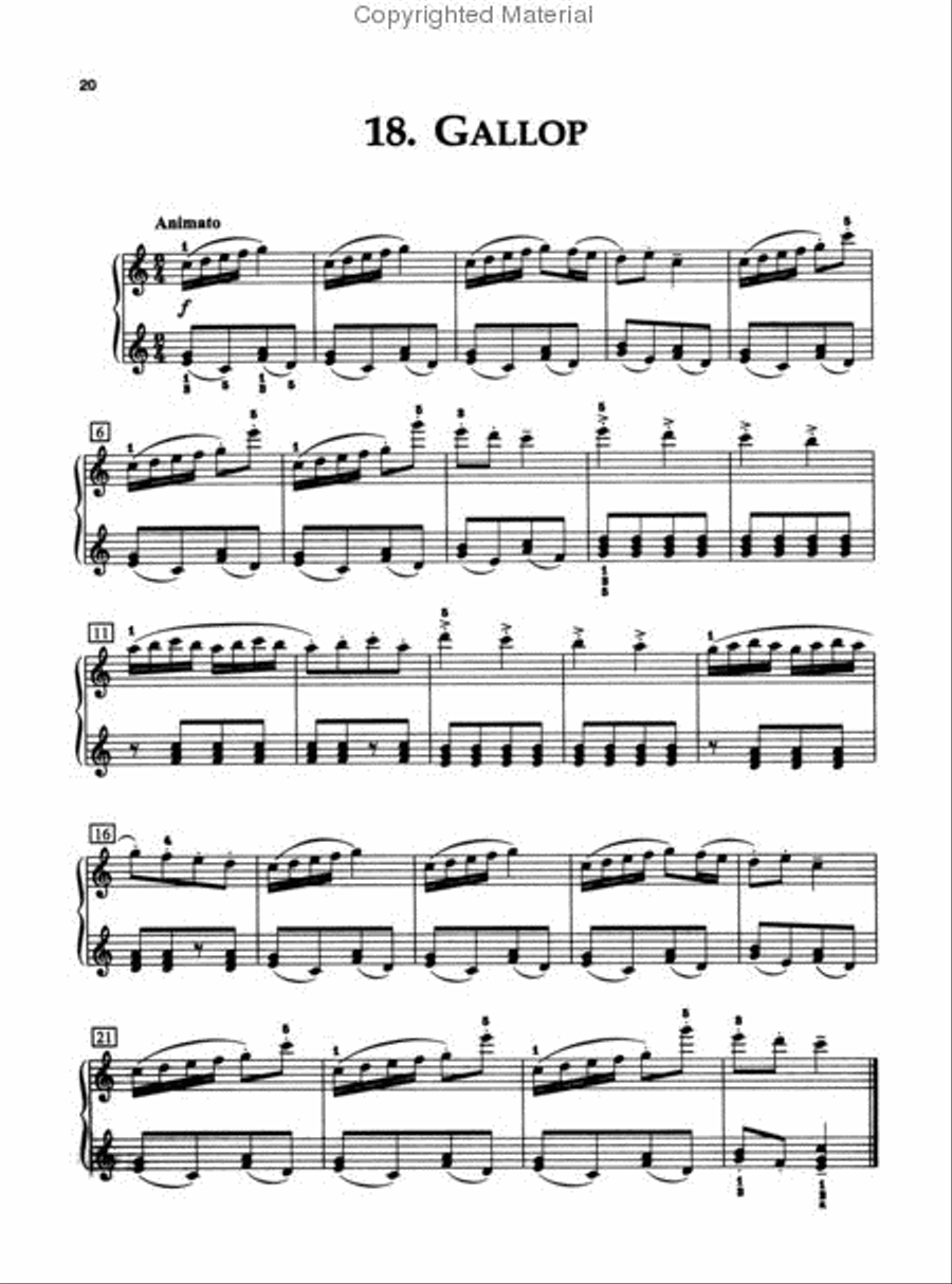 Kabalevsky 24 Little Pieces, Opus 39 Piano Solo scores gallery preview page 3