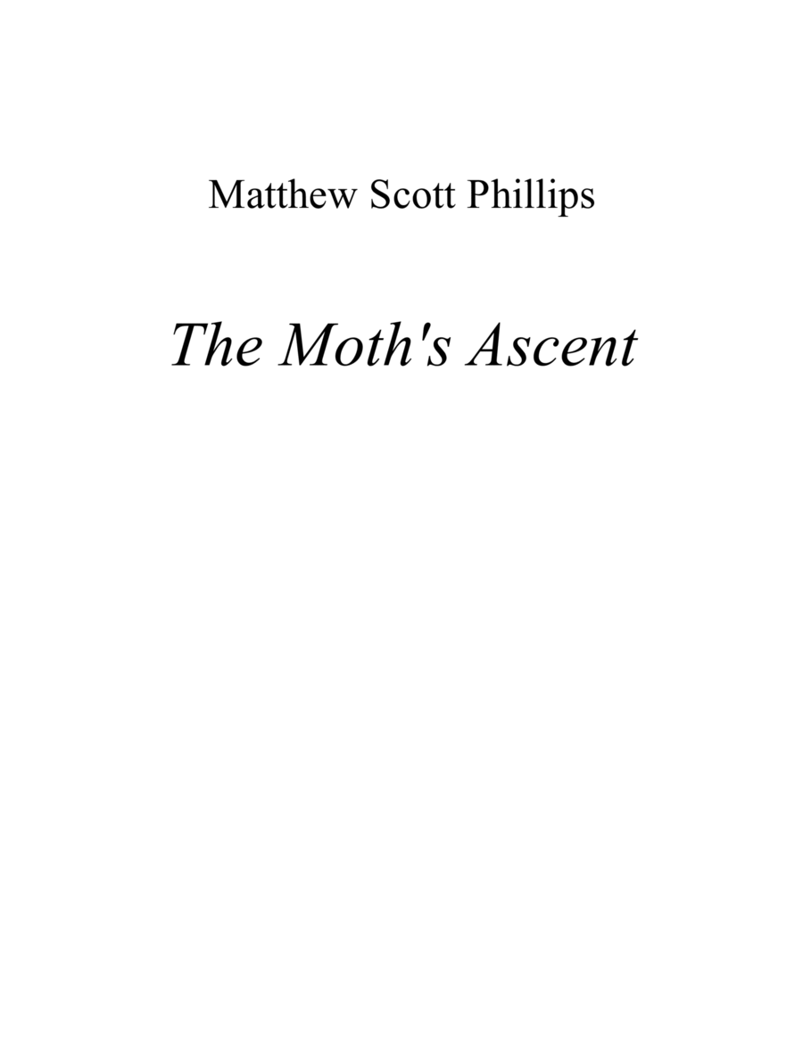 The Moth's Ascent Violin Solo scores gallery preview page 1
