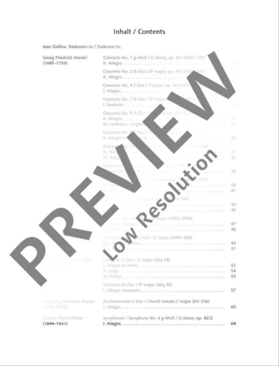 Cadenzas Organ scores gallery preview page 4