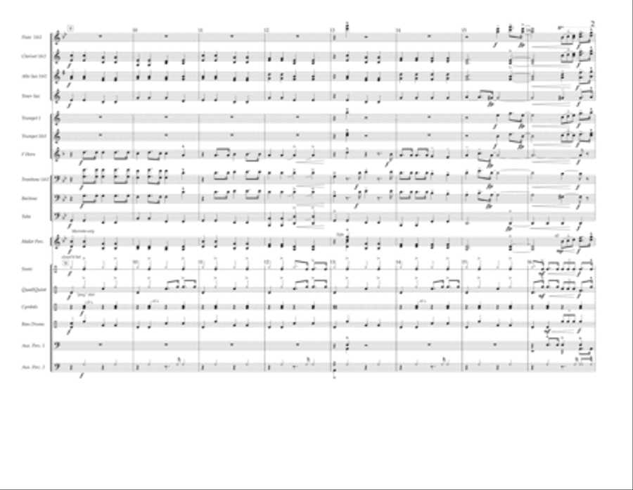 Holiday - Full Score Marching Band scores gallery preview page 2