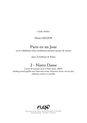 Book cover for Paris en un Jour - 2 - Notre Dame