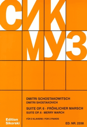 Book cover for Merry March Suite, Op. 6