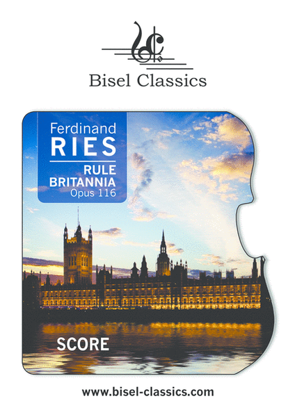 Rule Britannia, Grandes Variations pour le Pianoforte, Opus 116