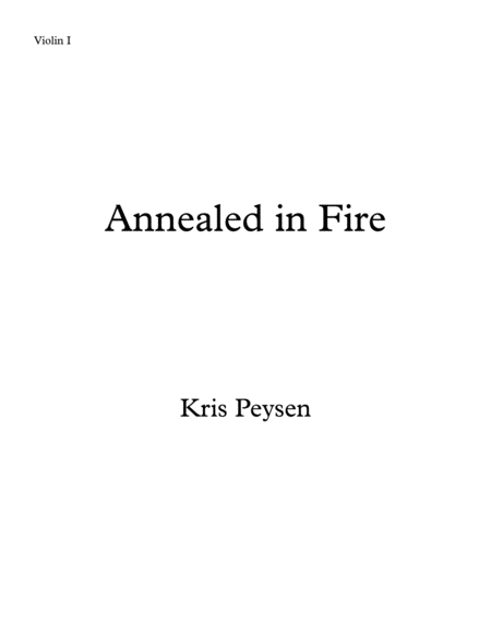 Annealed in Fire - Parts