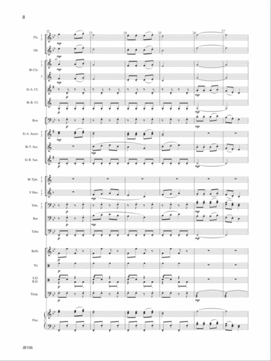 Festival At Camelot Concert Band scores gallery preview page 6