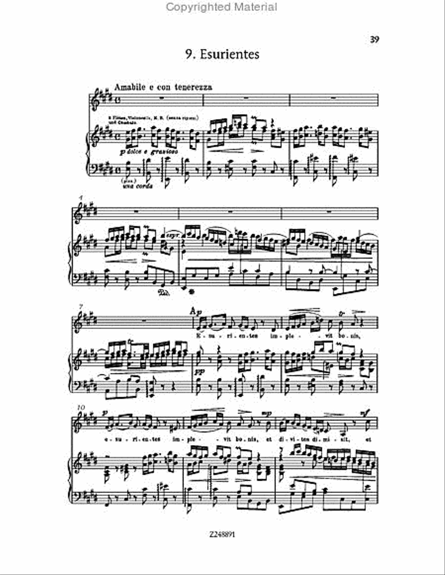 Magnificat in D major, BWV 243 Choir scores gallery preview page 39