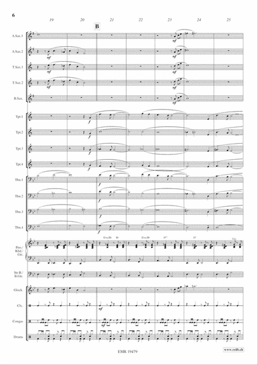 Tropical Passion Big Band scores gallery preview page 7