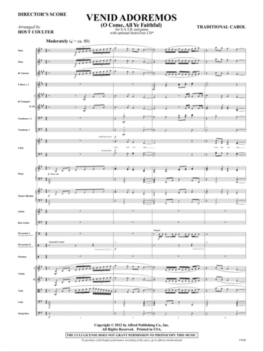 Venid Adoremos Choir scores gallery preview page 2