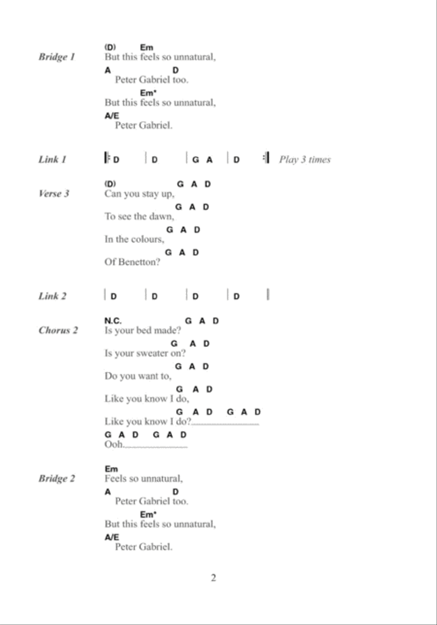 Cape Cod Kwassa Kwassa Acoustic Guitar scores gallery preview page 2