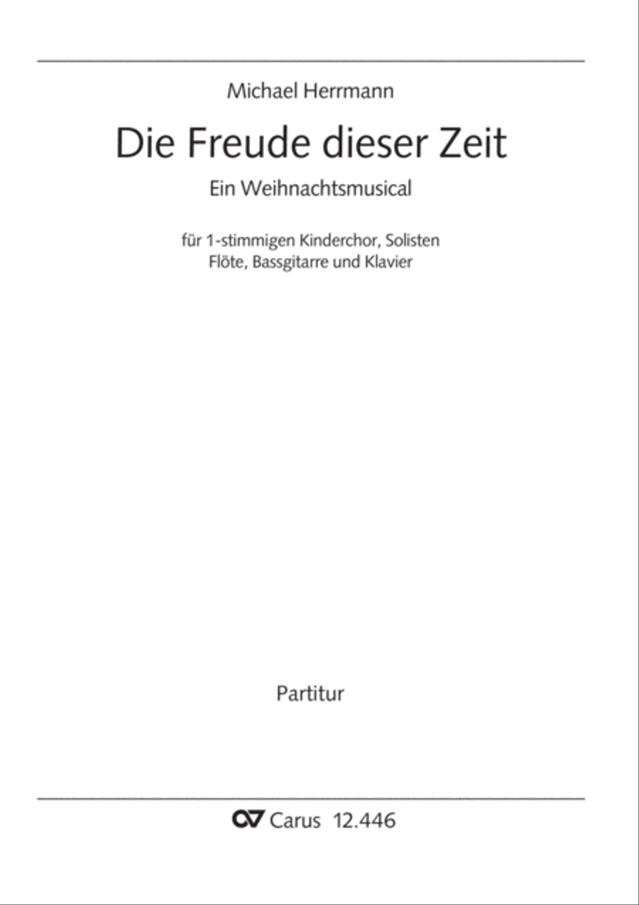 Die Freude dieser Zeit Children's Choir scores gallery preview page 2