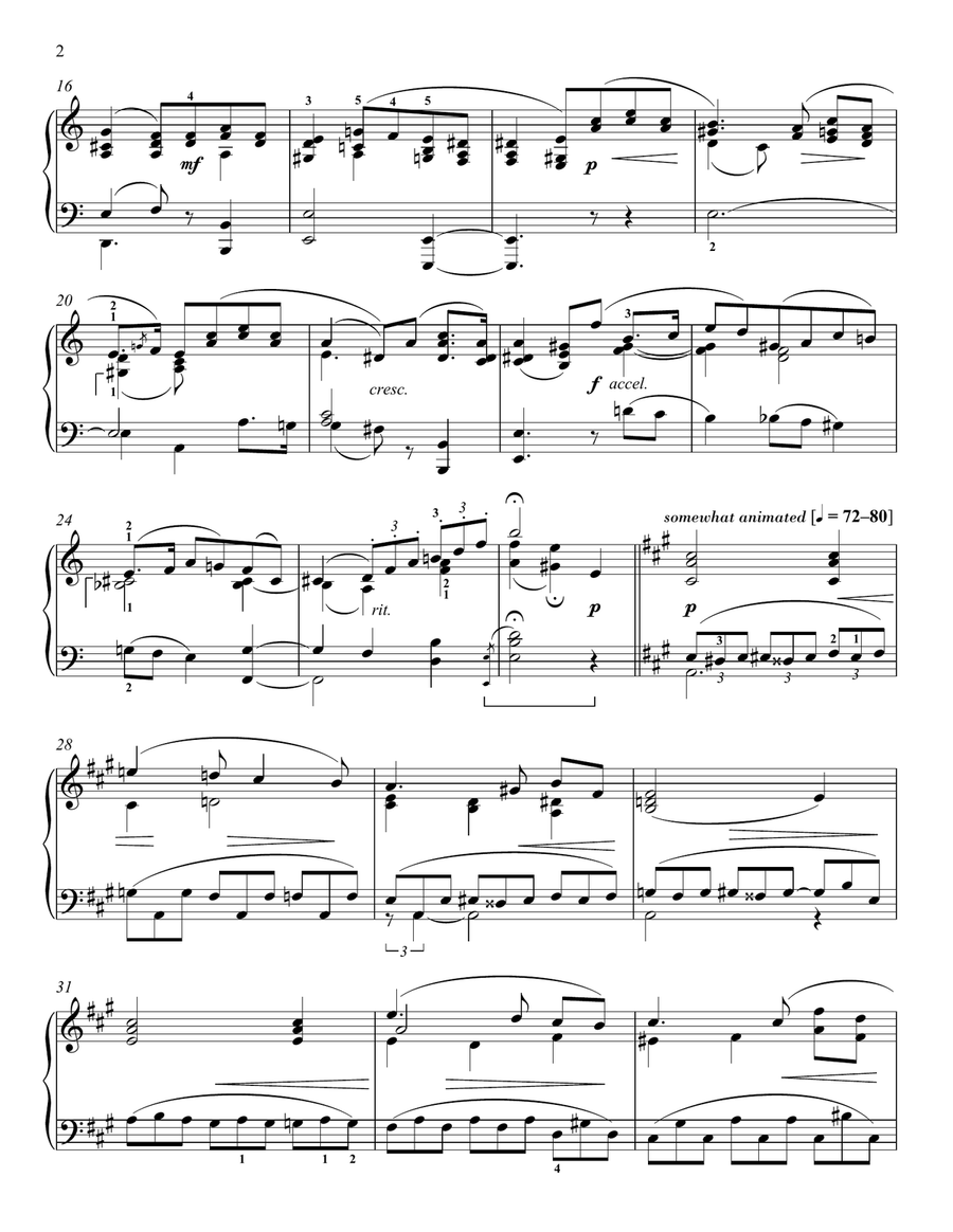 Romance in A minor, WoO 28 Piano Solo scores gallery preview page 2