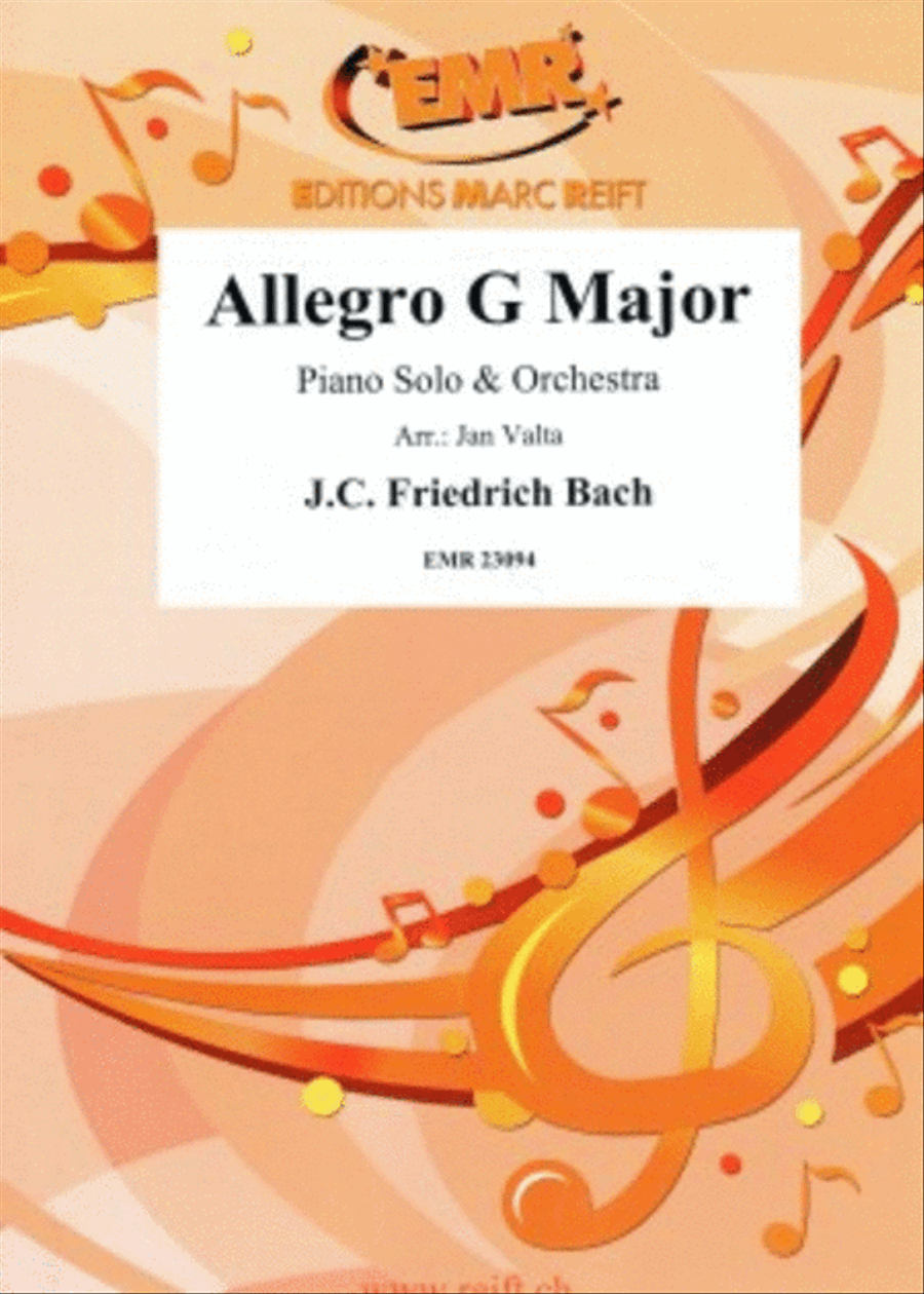 Allegro G Major Orchestra scores gallery preview page 1