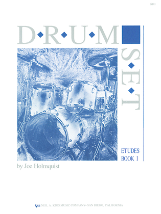 Book cover for Drum Set - Etudes, Book 1