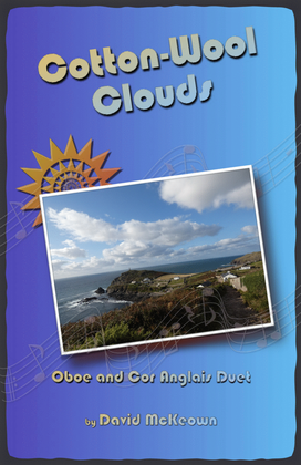 Book cover for Cotton Wool Clouds for Oboe and Cor Anglais (or English Horn) Duet
