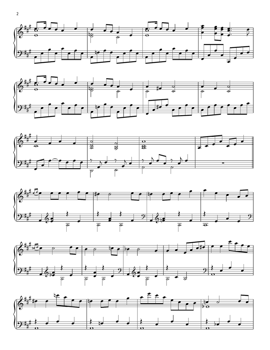 The Land Before Time - End Credits Piano Solo scores gallery preview page 2
