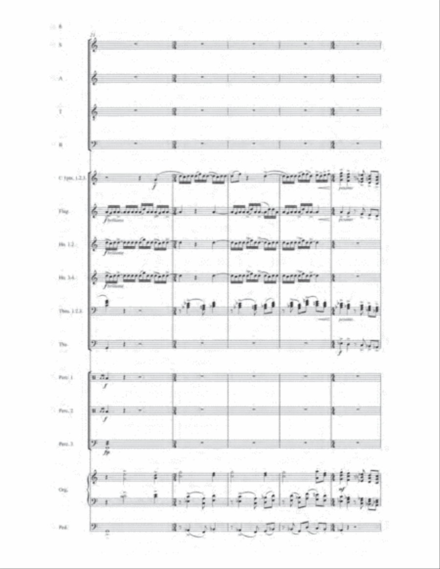 Let Us Now Praise Famous Men (Full Score) 4-Part scores gallery preview page 5