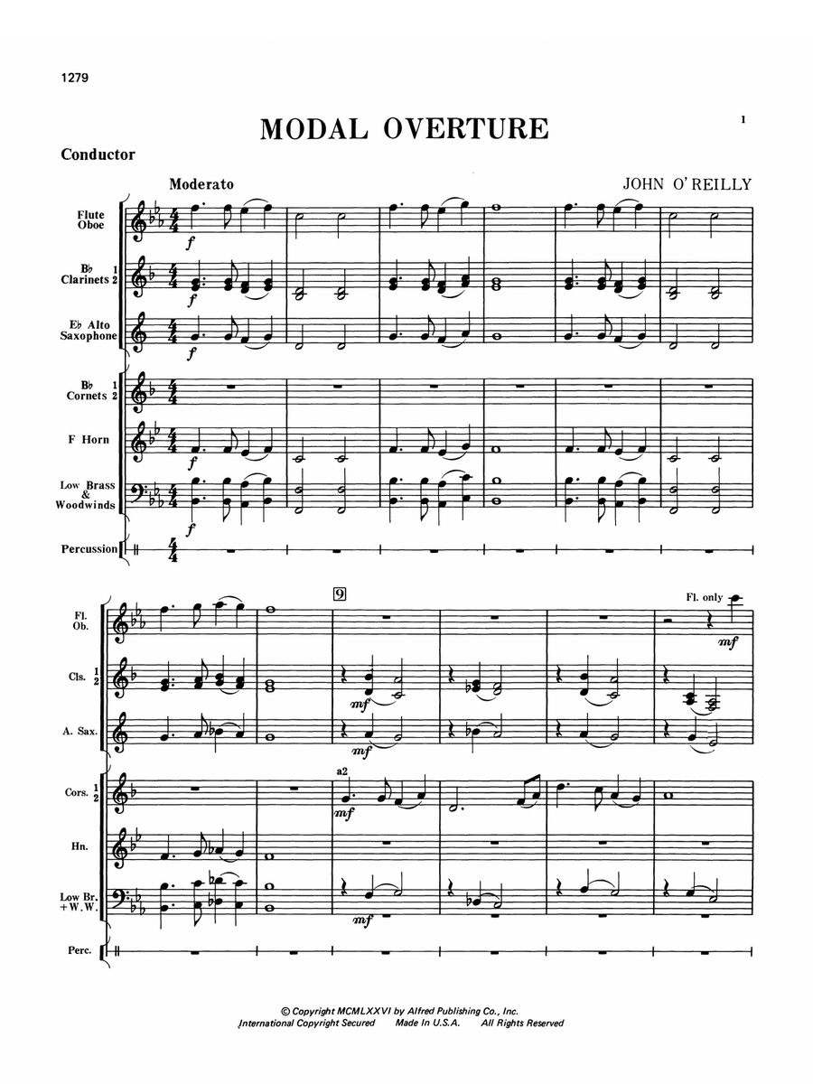 Modal Overture: Score