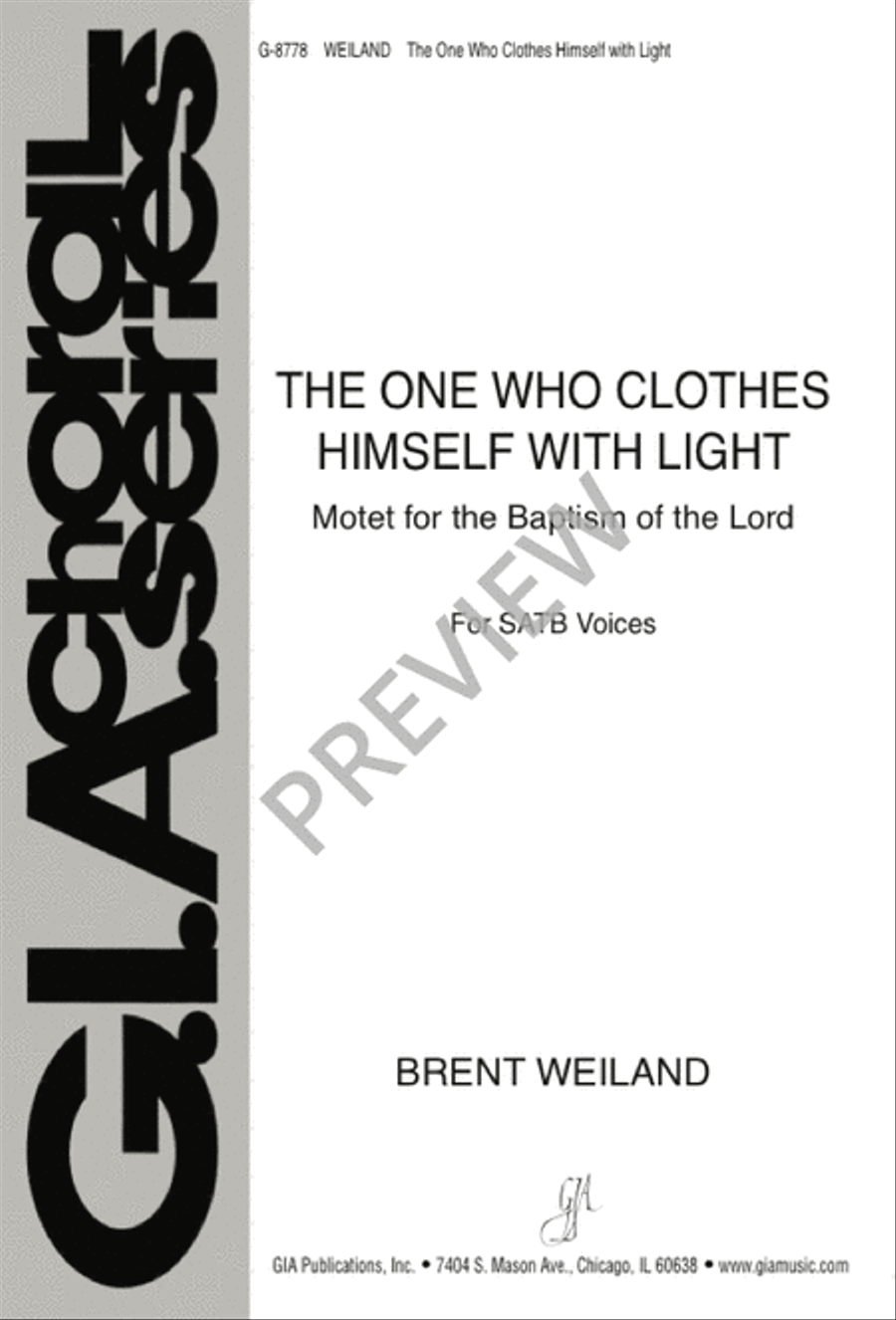 The One Who Clothes Himself with Light 4-Part scores gallery preview page 2