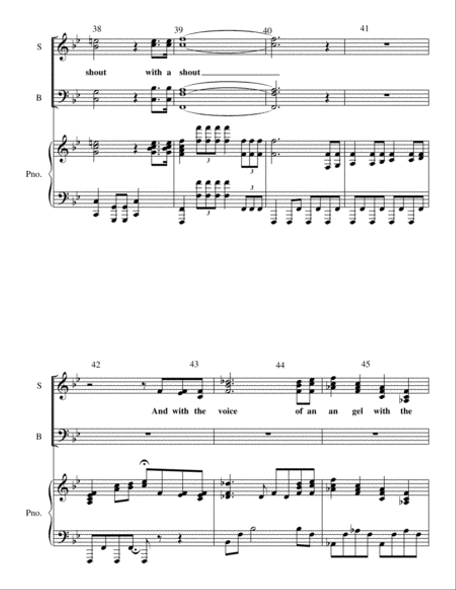 The Dead Shall be Raised (I Thessalonians 4) 4-Part scores gallery preview page 6
