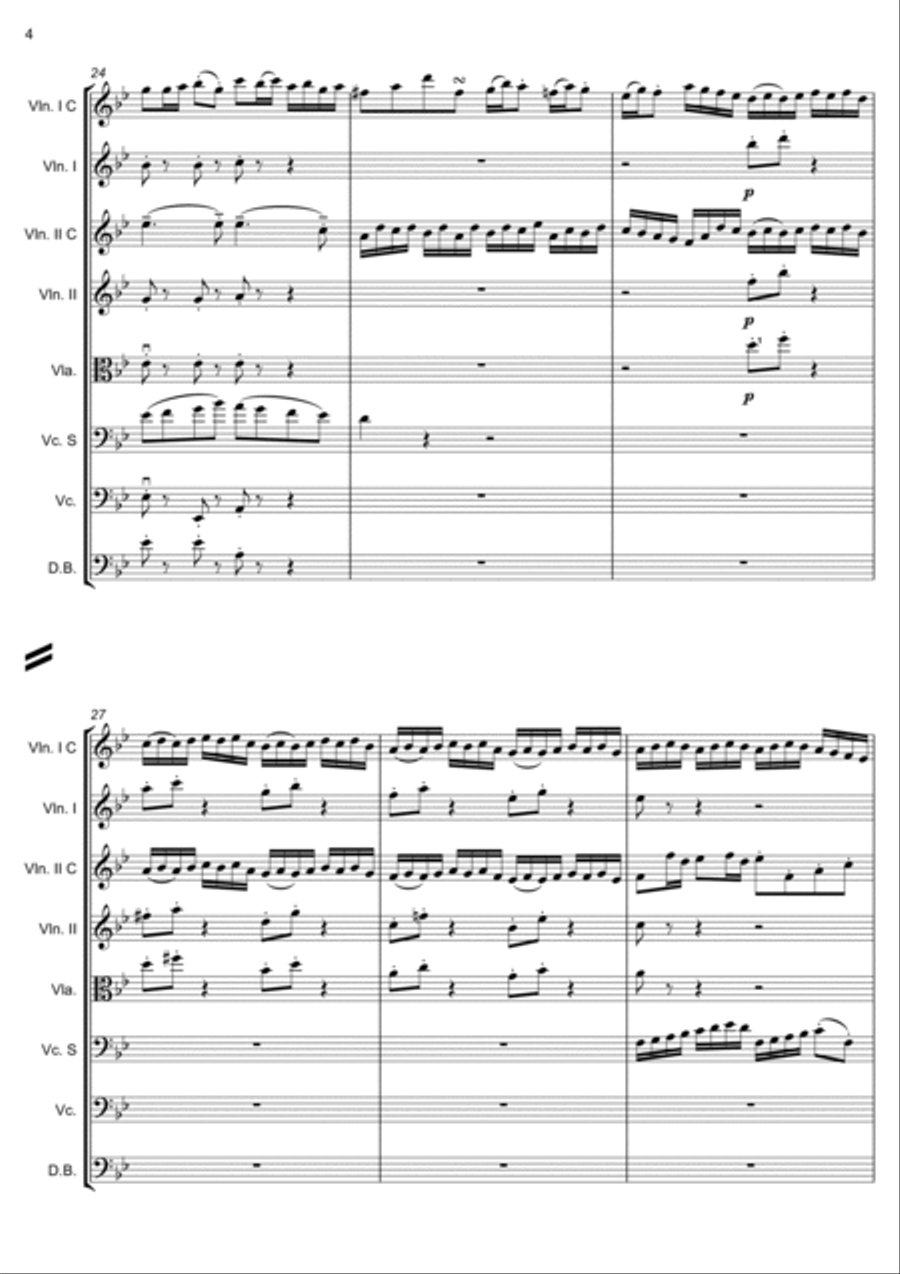 Concerto Grosso String Orchestra scores gallery preview page 4