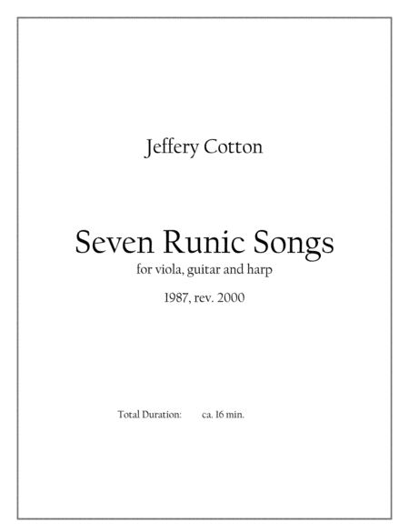 Seven Runic Songs