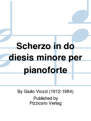 Scherzo in do diesis minore per pianoforte