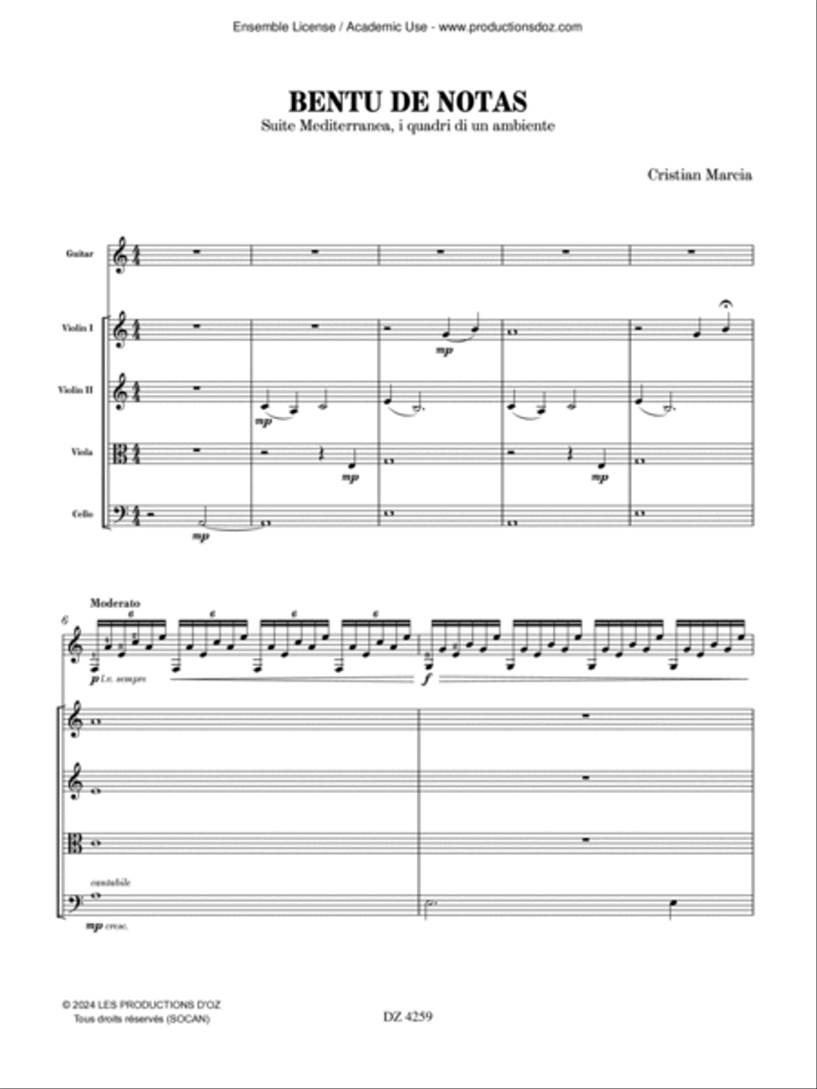 Bentu de notas Bentu de notas Cello scores gallery preview page 3