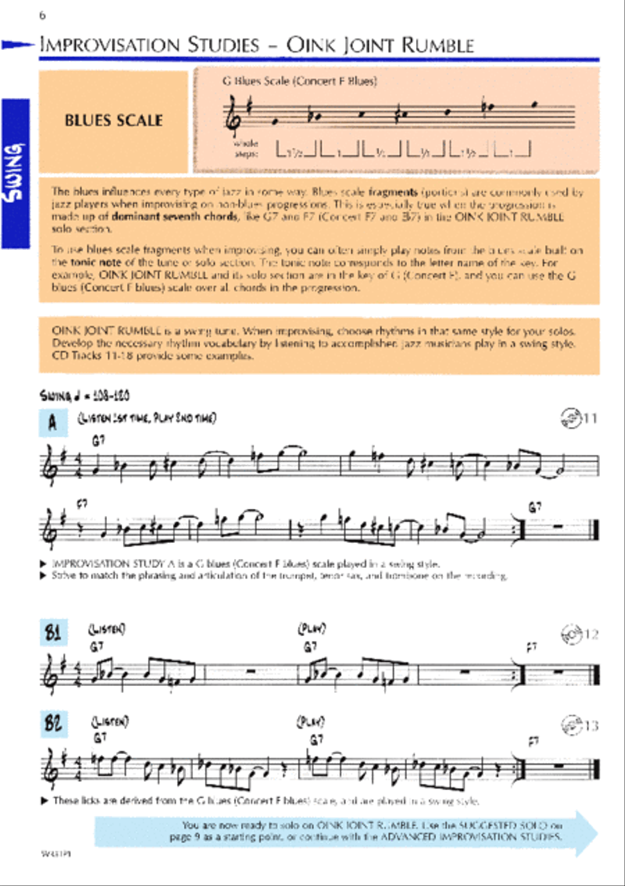 Standard of Excellence Advanced Jazz Ensemble Book 2, 1st Trumpet Jazz Ensemble scores gallery preview page 2
