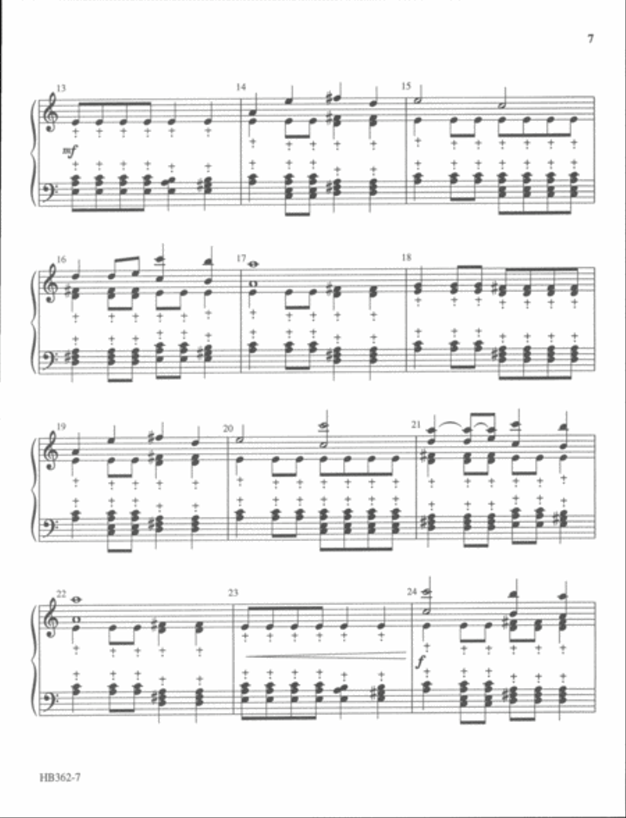 Three Hymns for Easter (2-3 octaves) 3-Octaves scores gallery preview page 5