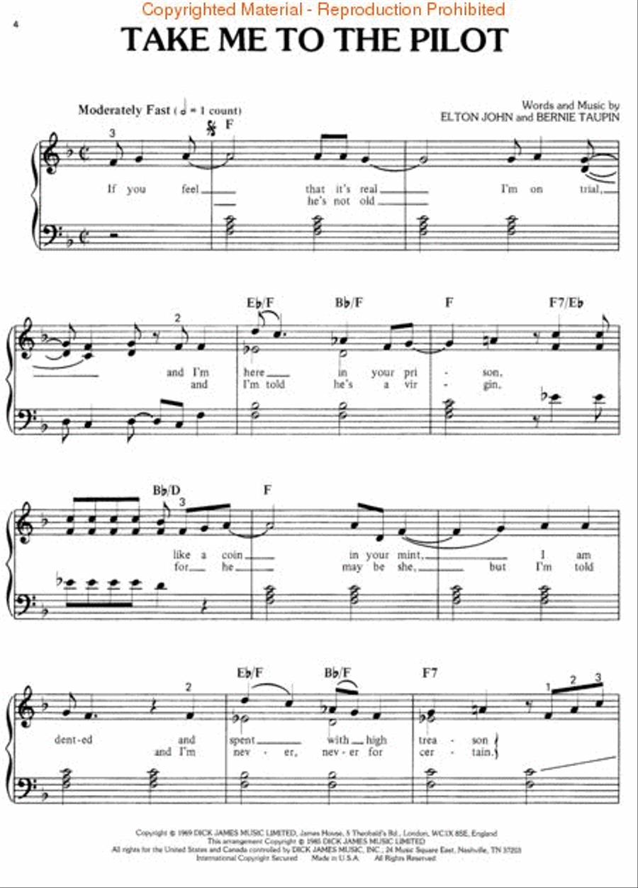 Elton John Anthology – 2nd Edition Easy Piano scores gallery preview page 2