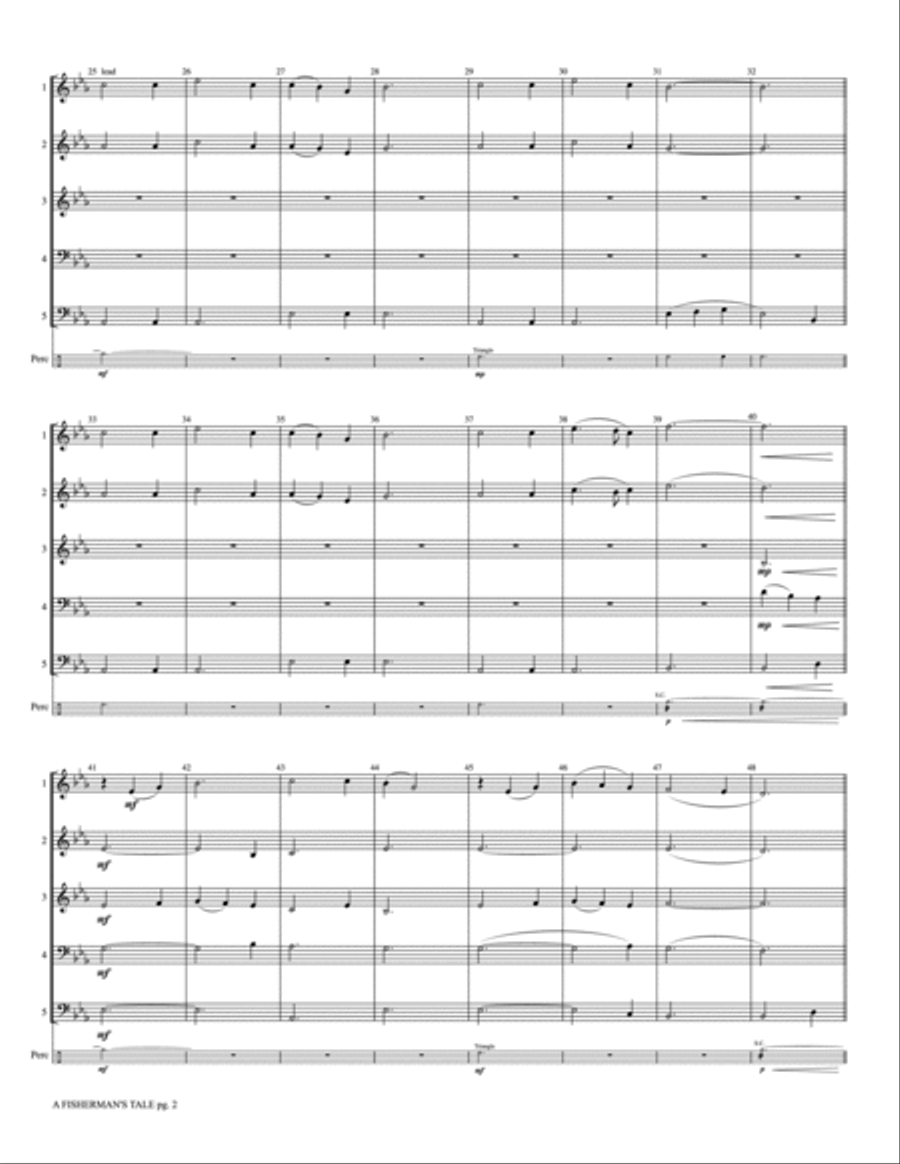 A Fisherman's Tale: Score Woodwind Ensemble scores gallery preview page 3