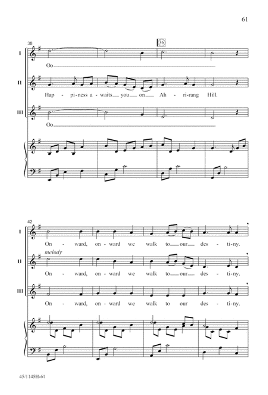 We Sing the World Around 2-Part scores gallery preview page 62