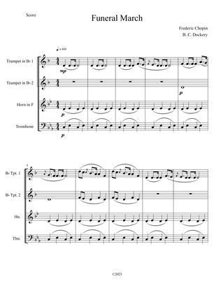 Funeral March (Brass Quartet)