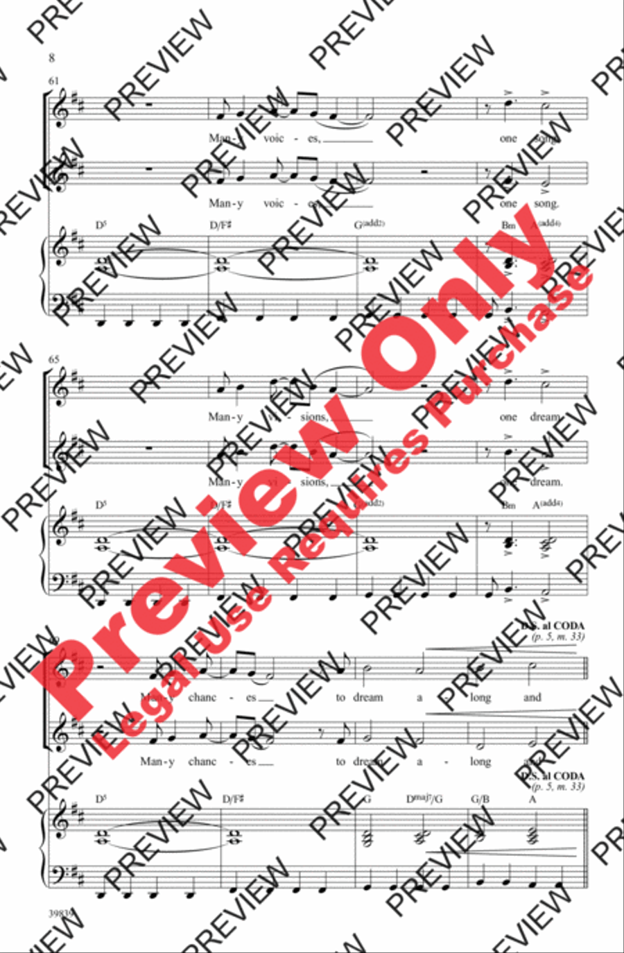 Rhythms of One World 2-Part scores gallery preview page 8