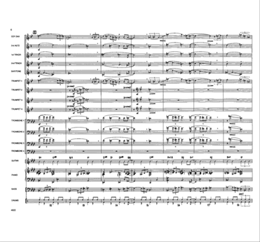 Been Alone Too Long Jazz Ensemble scores gallery preview page 5