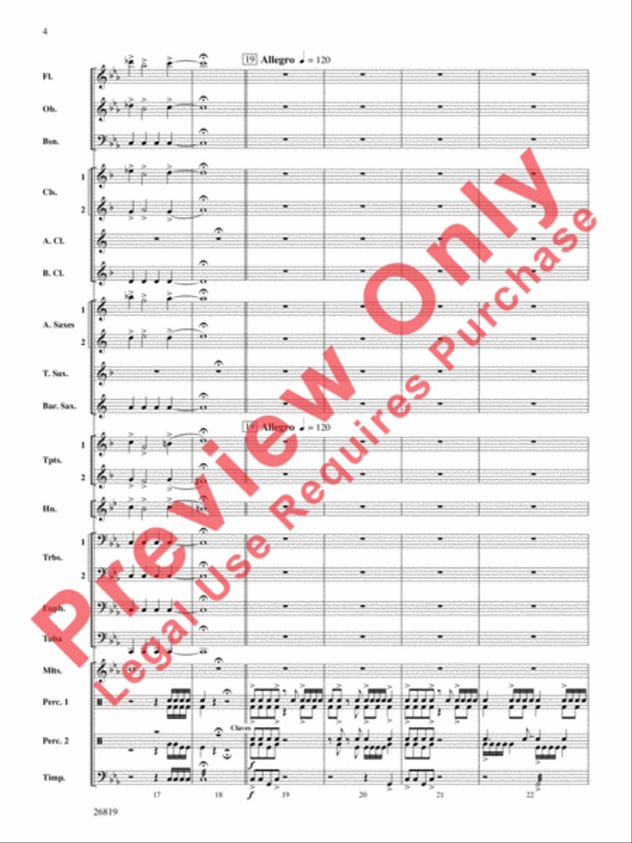 Algorhythms Concert Band scores gallery preview page 5