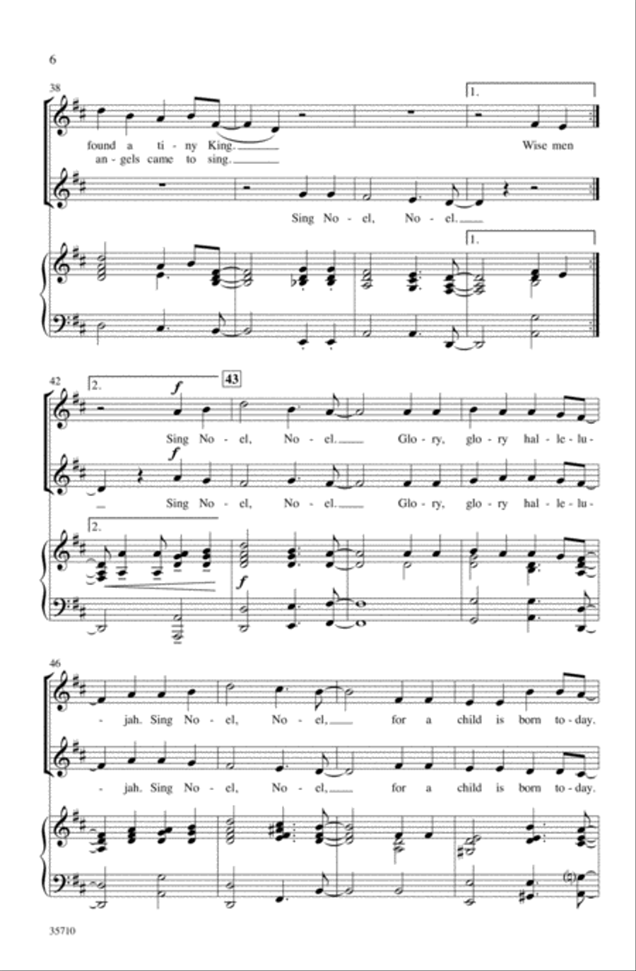 Sing Noel, Noel! Sing Noel, Noel! 2-Part scores gallery preview page 5