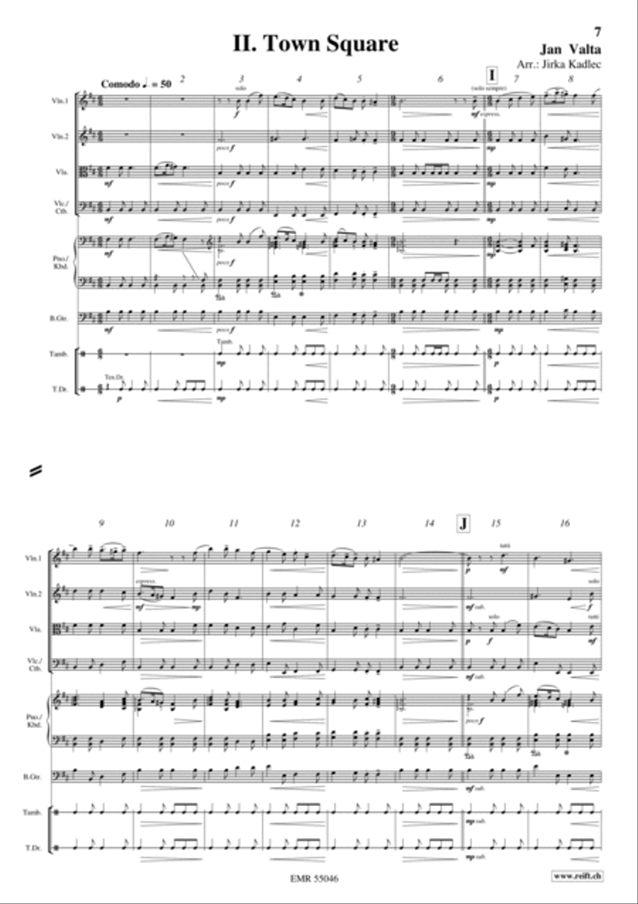 Five Pieces From Kingdom Come: Deliverance String Quartet scores gallery preview page 6