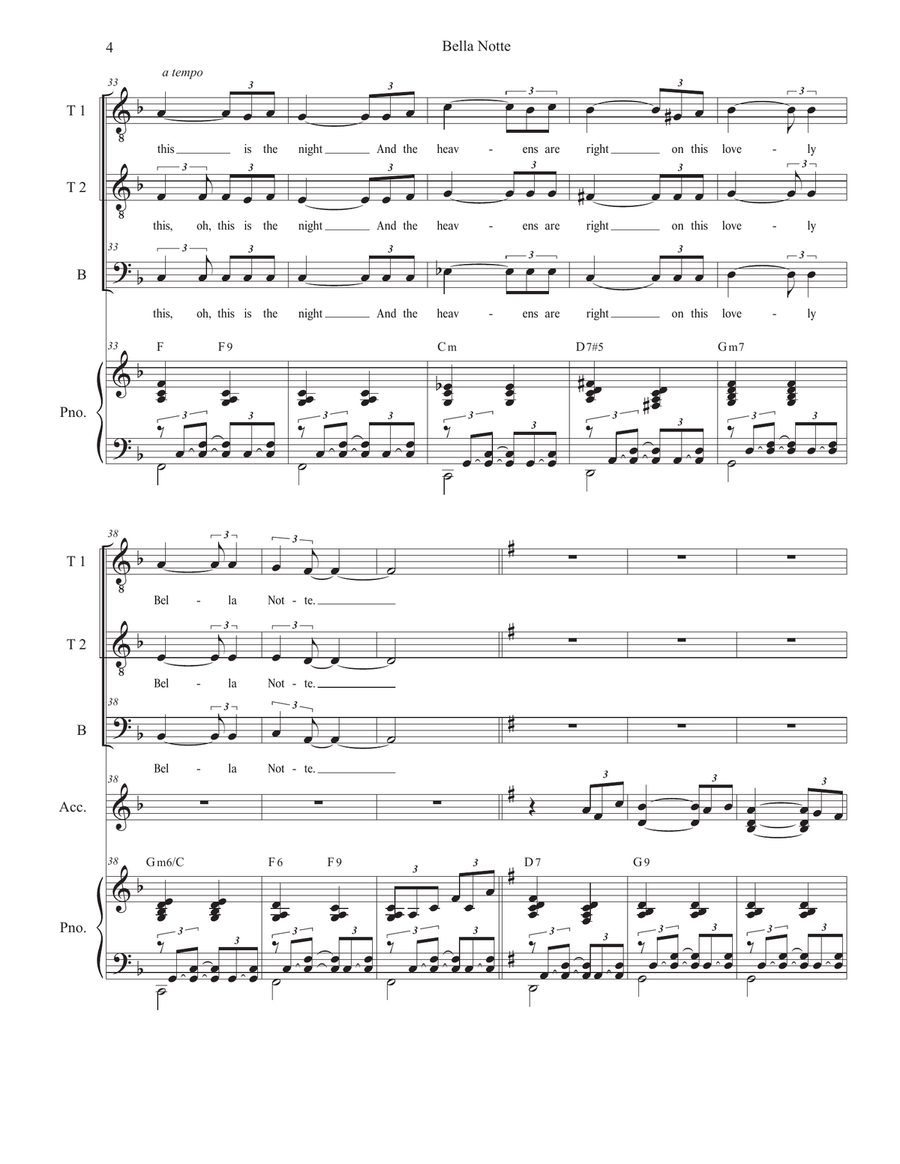 Bella Notte Bella Notte TTB scores gallery preview page 4