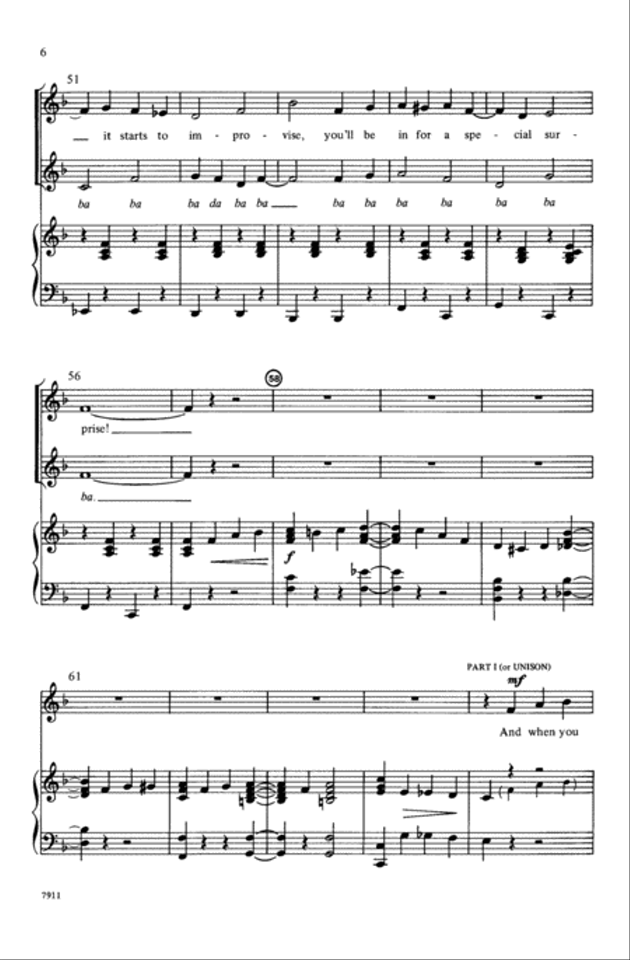That Dixieland Sound (When the Saints Go Marching) Choir scores gallery preview page 4