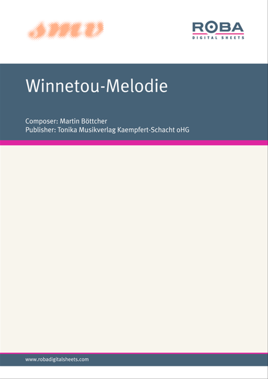 Winnetou-Melodie Piano Solo scores gallery preview page 1
